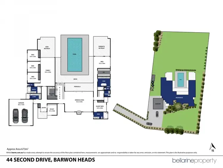 Floorplan of Homely house listing, 44 Second Drive, Barwon Heads VIC 3227