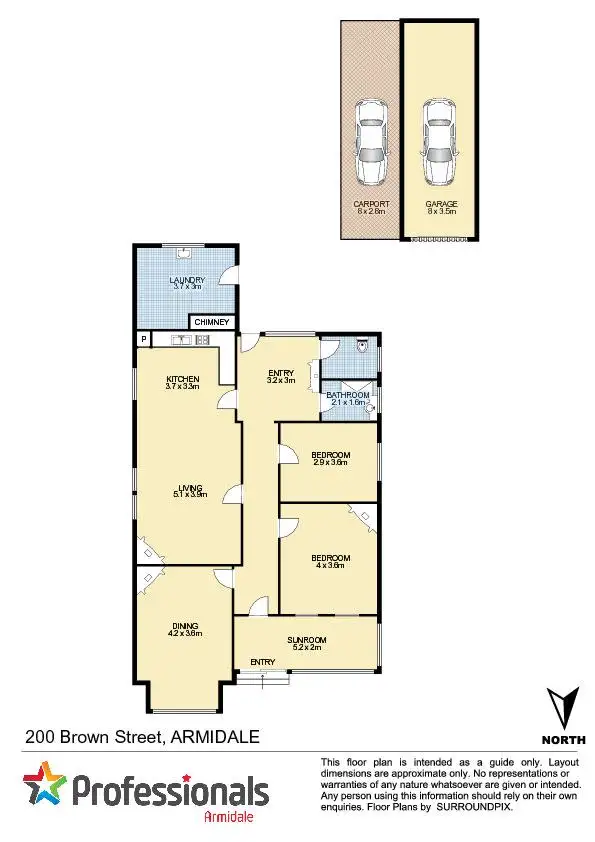 Floorplan of Homely house listing, 200 Brown Street, Armidale NSW 2350
