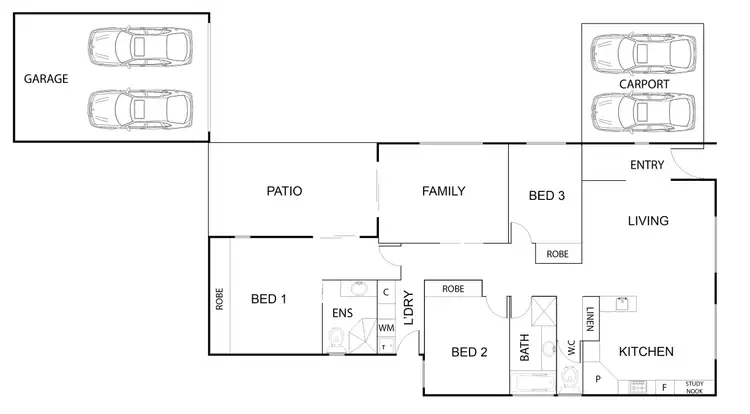 Floorplan of Homely house listing, 6 Oakwood Place, Isabella Plains ACT 2905
