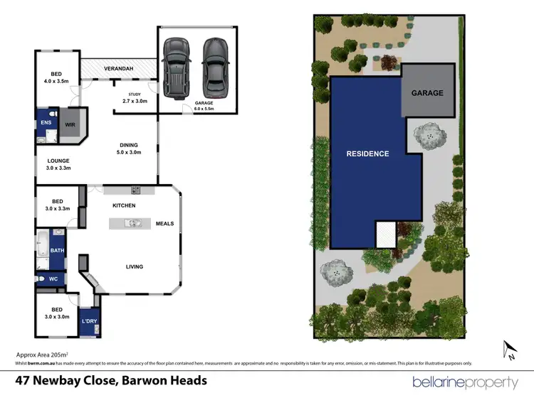 Floorplan of Homely house listing, 47 Newbay Close, Barwon Heads VIC 3227
