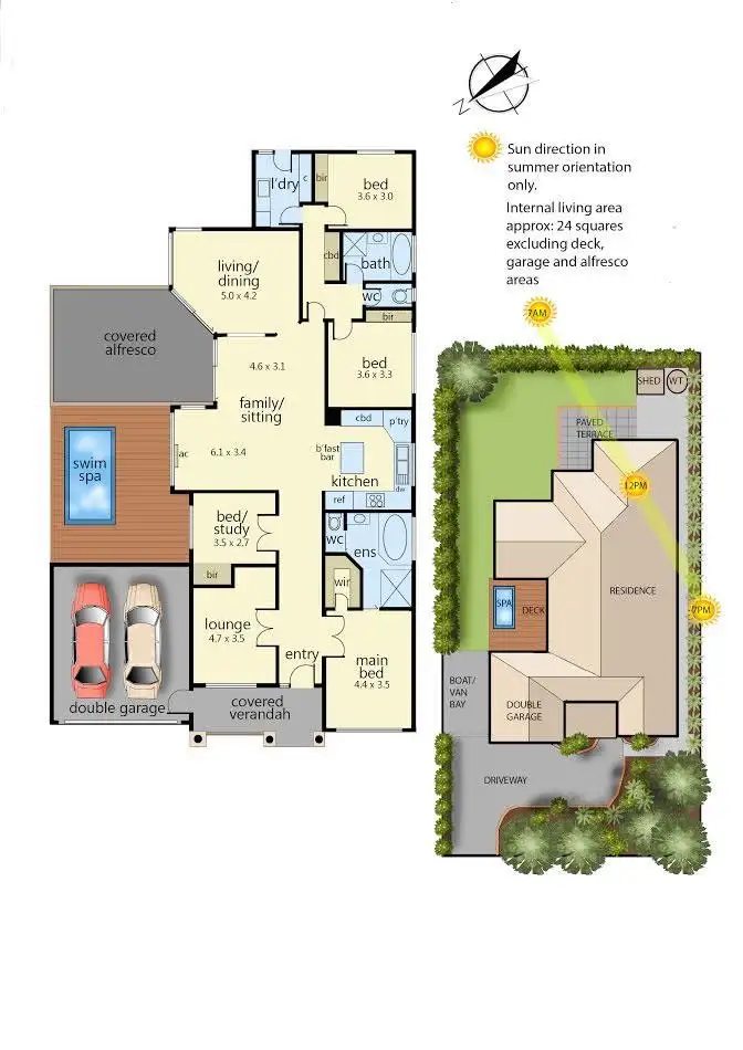 Floorplan of Homely house listing, 8 Snow Gum Place, Somerville VIC 3912
