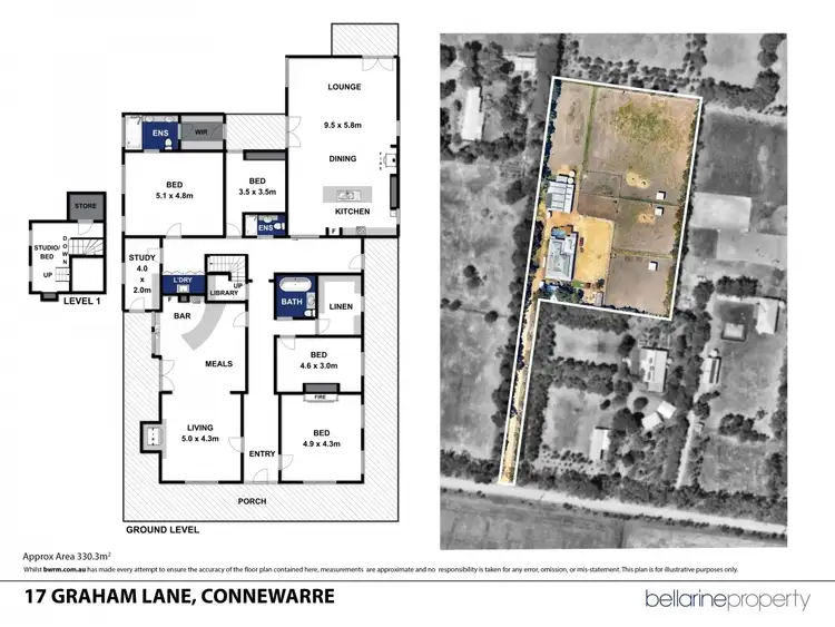 Floorplan of Homely rural property listing, 17 Graham Lane, Connewarre VIC 3227