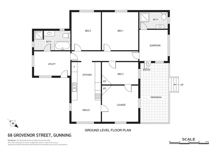 Floorplan of Homely house listing, 68 Grovener Street, Gunning NSW 2581