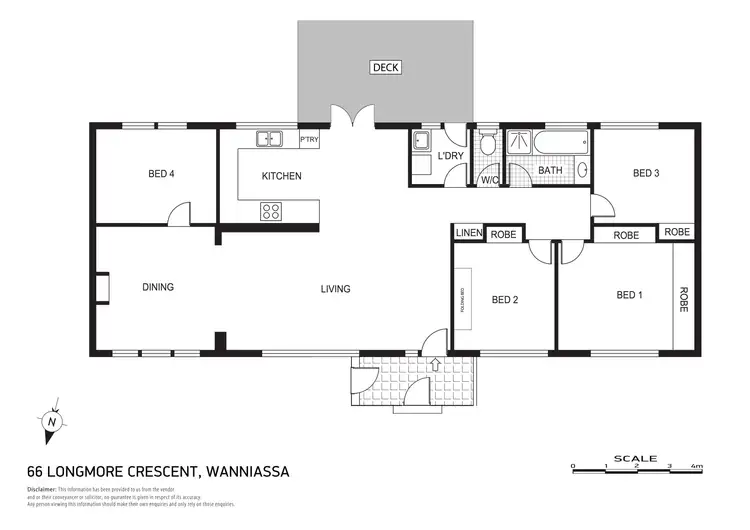 Floorplan of Homely house listing, 66 Longmore Crescent, Wanniassa ACT 2903