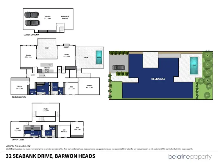 Floorplan of Homely house listing, 32 Seabank Drive, Barwon Heads VIC 3227