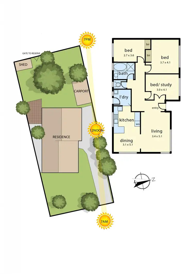 Floorplan of Homely house listing, 36 Meerlu Avenue, Frankston VIC 3199