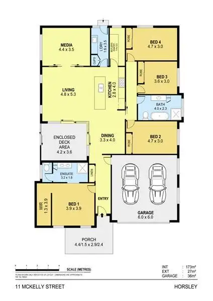 Floorplan of Homely house listing, 11 McKelly Street, Horsley NSW 2530