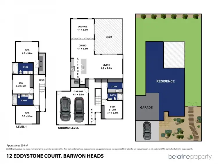 Floorplan of Homely house listing, 12 Eddystone Court, Barwon Heads VIC 3227