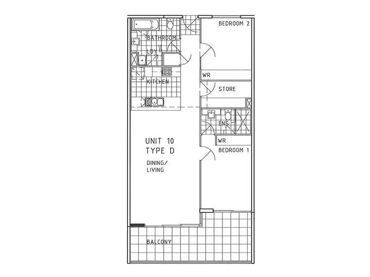 Floorplan of Homely apartment listing, 10/95 Clarence Road, Indooroopilly QLD 4068