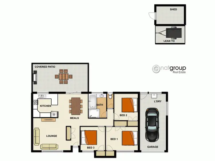 Floorplan of Homely house listing, 15 Antlia Street, Regents Park QLD 4118