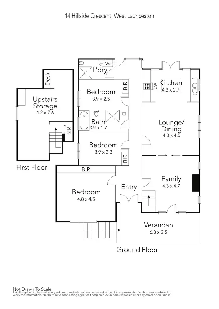 Floorplan of Homely house listing, 14 Hillside Crescent, West Launceston TAS 7250
