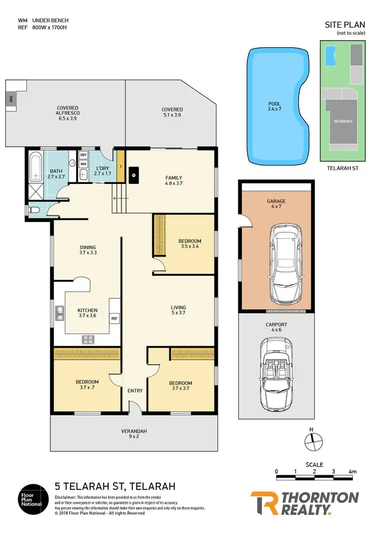 Floorplan of Homely house listing, 5 Telarah Street, Telarah NSW 2320