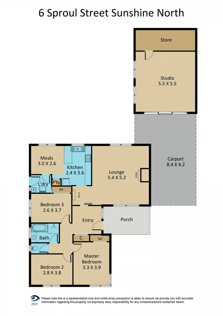 Floorplan of Homely house listing, 6 Sproul Street, Sunshine North VIC 3020