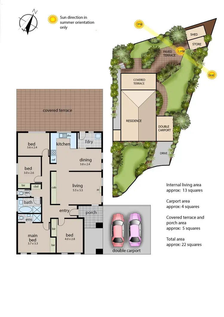 Floorplan of Homely house listing, 4 Rosewood Court, Frankston VIC 3199