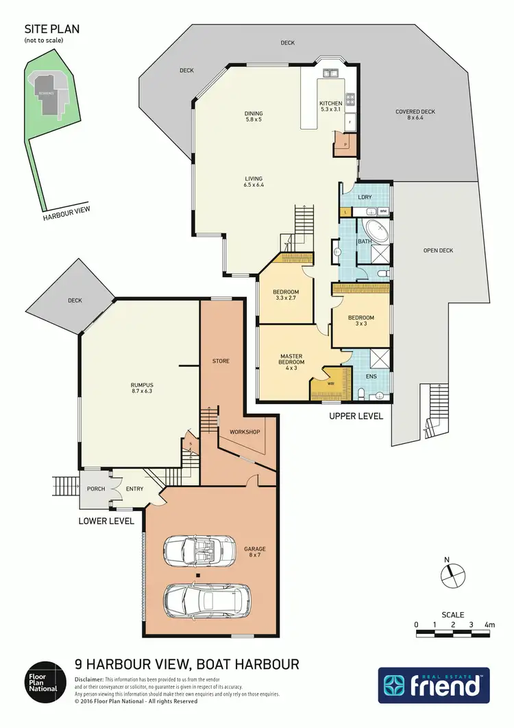 Floorplan of Homely house listing, 9 Harbourview, Boat Harbour NSW 2316