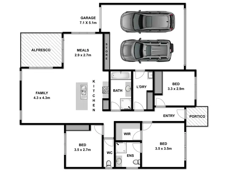 Floorplan of Homely unit listing, 31B Holburn Rise, Ocean Grove VIC 3226