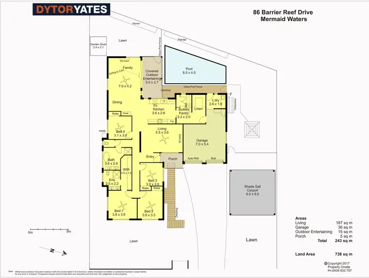 Floorplan of Homely house listing, 86 Barrier Reef Drive, Mermaid Waters QLD 4218