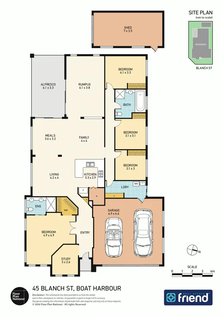 Floorplan of Homely house listing, 45 Blanch Street, Boat Harbour NSW 2316