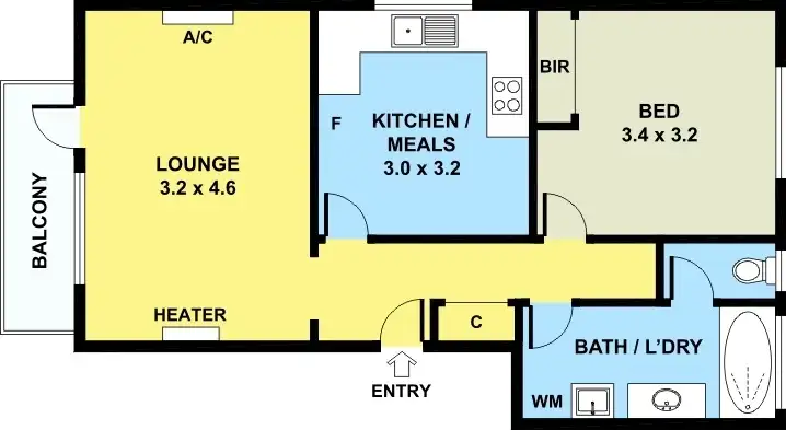 Floorplan of Homely unit listing, 8/6 Sydney Street (Albion), Sunshine VIC 3020