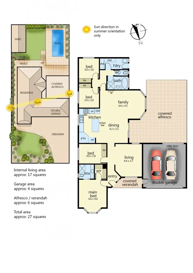 Floorplan of Homely house listing, 16 Claremont Court, Langwarrin VIC 3910