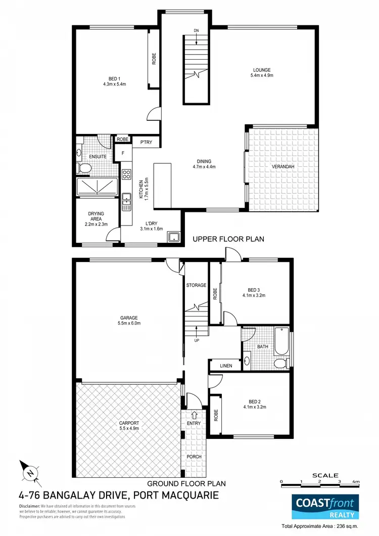 Floorplan of Homely townhouse listing, 4/76 Bangalay Drive, Port Macquarie NSW 2444