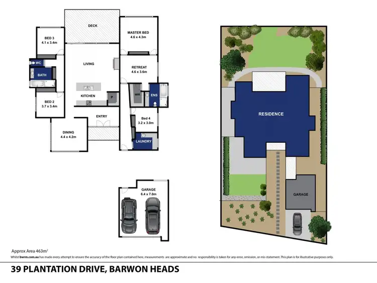 Floorplan of Homely house listing, 39 Plantation Drive, Barwon Heads VIC 3227