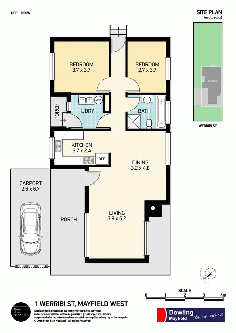 Floorplan of Homely house listing, 1 Werribi Street, Mayfield West NSW 2304