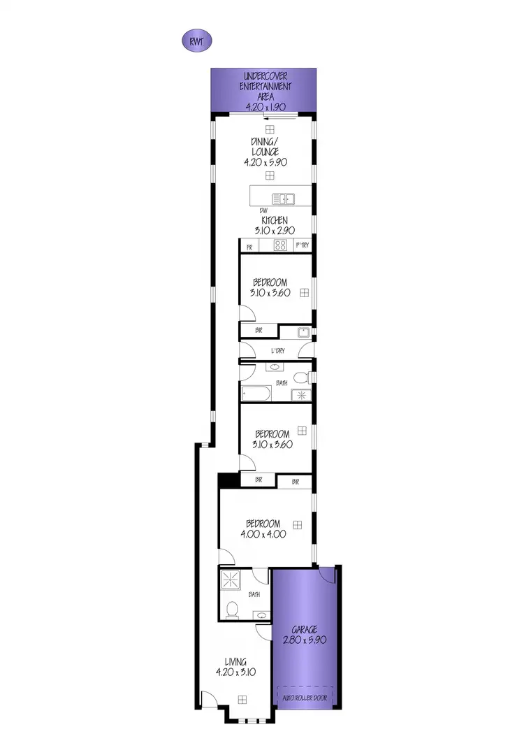 Floorplan of Homely house listing, 20, 20A & 20B McBean Avenue, Holden Hill SA 5088