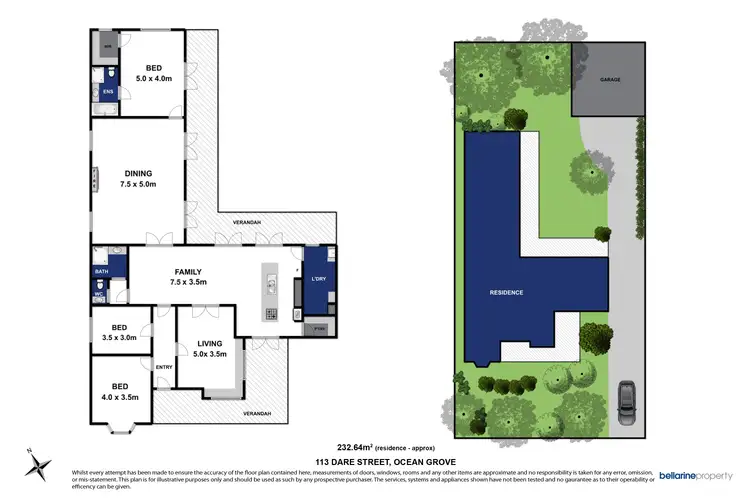 Floorplan of Homely house listing, 113 Dare Street, Ocean Grove VIC 3226