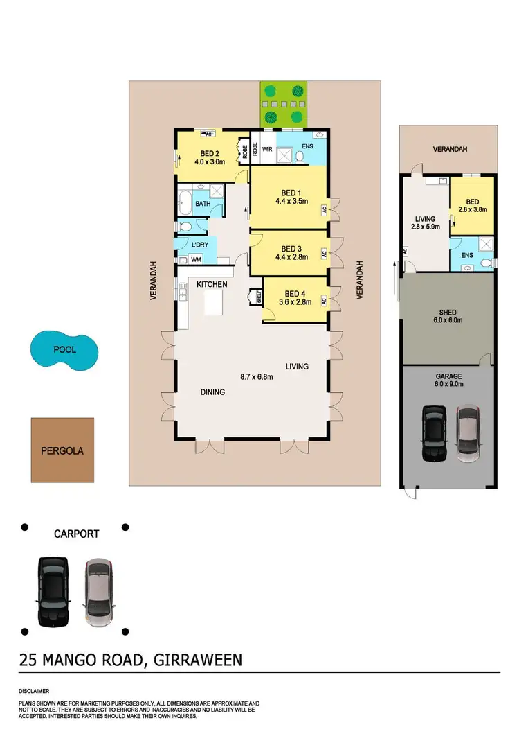 Floorplan of Homely house listing, 25 Mango Road, Girraween NT 836