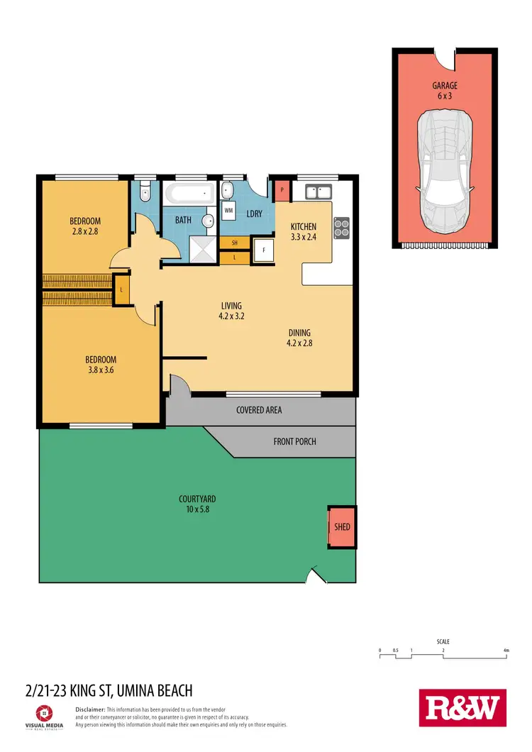 Floorplan of Homely villa listing, 2/21-23 King Street, Umina Beach NSW 2257