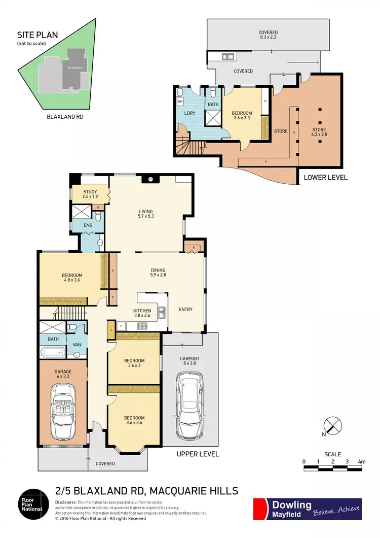 Floorplan of Homely house listing, 2/5 Blaxland Road, Cardiff NSW 2285