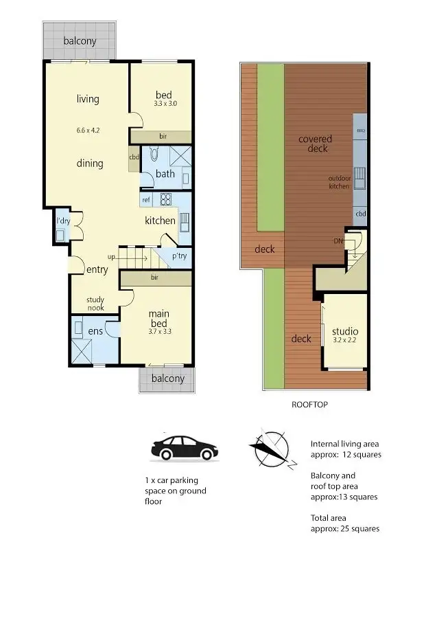Floorplan of Homely apartment listing, 22/5 Thompson Road, Patterson Lakes VIC 3197
