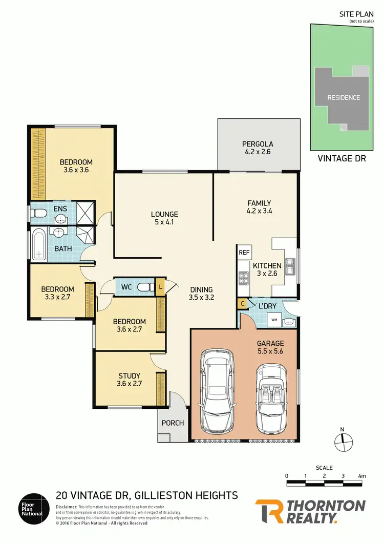 Floorplan of Homely house listing, 20 Vintage Drive, Gillieston Heights NSW 2321