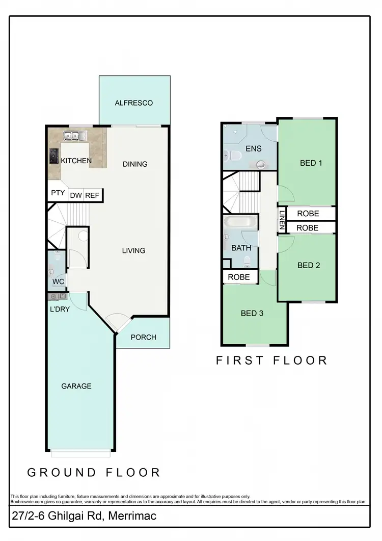 Floorplan of Homely house listing, 27/2-6 Ghilgai Road, Merrimac QLD 4226