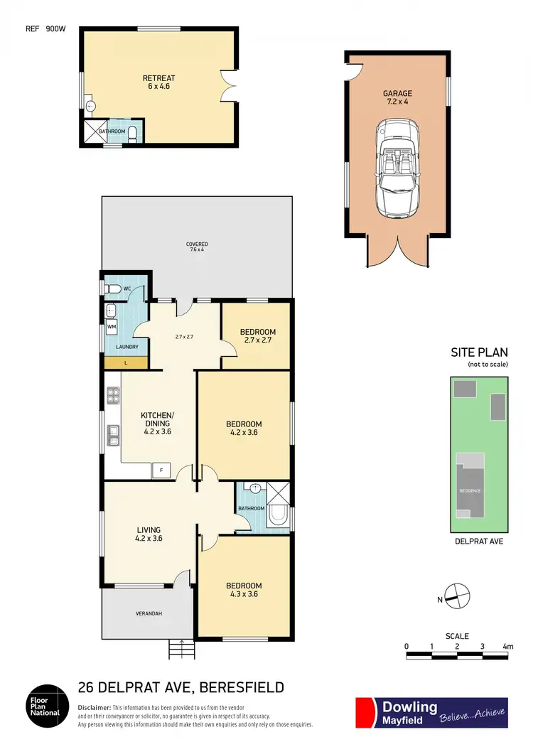 Floorplan of Homely house listing, 26 Delprat Avenue, Beresfield NSW 2322