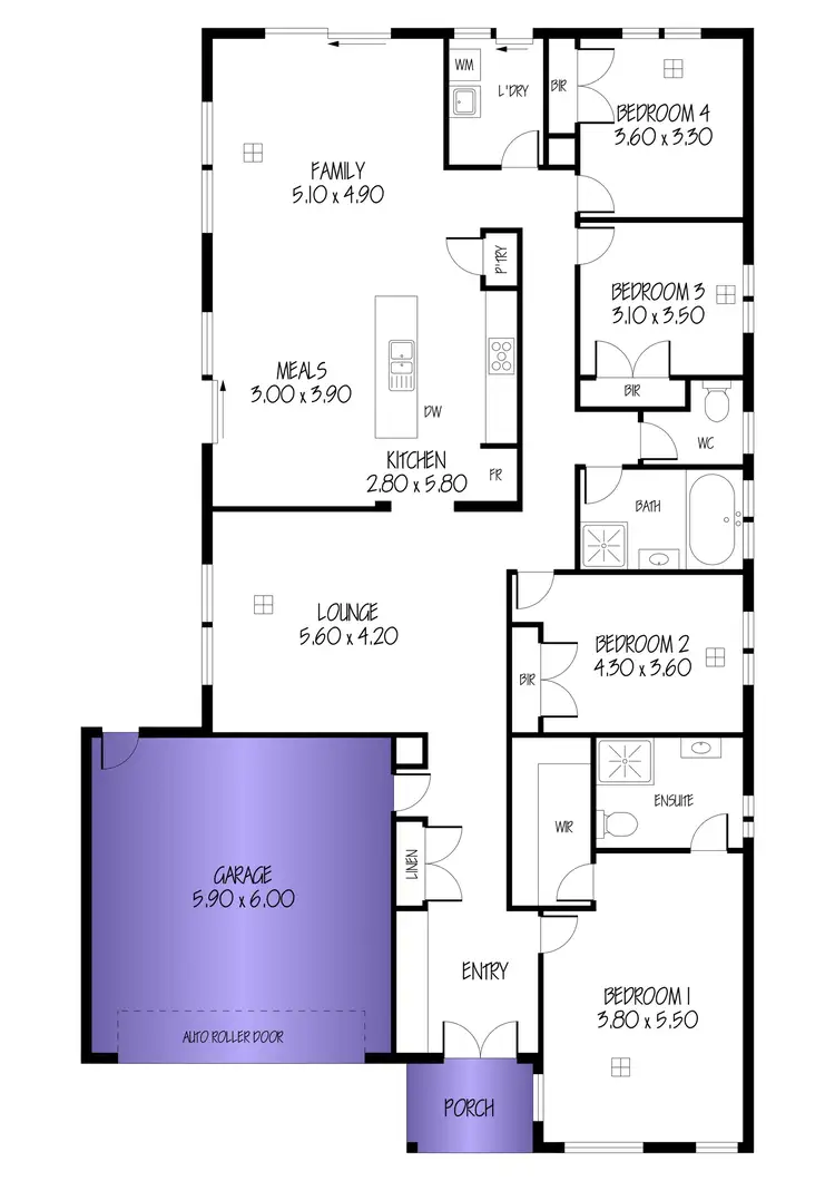 Floorplan of Homely house listing, 20 The Avenue, Blakeview SA 5114