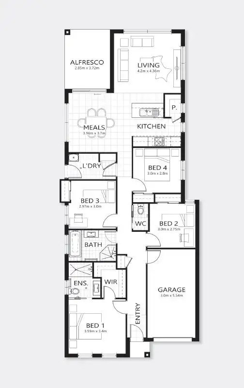 Floorplan of Homely land listing, LOT Lot 11/11 Kelly Street, Austral NSW 2179