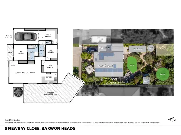 Floorplan of Homely house listing, 5 Newbay Close, Barwon Heads VIC 3227