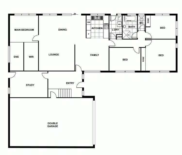 Floorplan of Homely house listing, 39 Adamson Crescent, Wanniassa ACT 2903