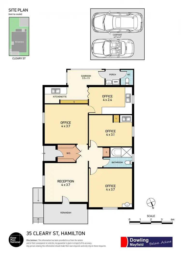 Floorplan of Homely house listing, 35 Cleary Street, Hamilton NSW 2303