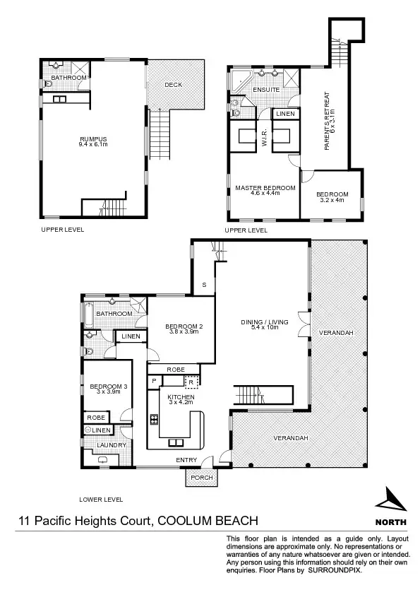Floorplan of Homely house listing, 11 Pacific Heights Court, Coolum Beach QLD 4573