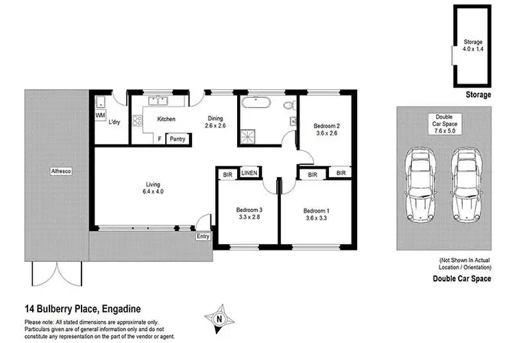 Floorplan of Homely house listing, 14 Bulberry Place, Engadine NSW 2233