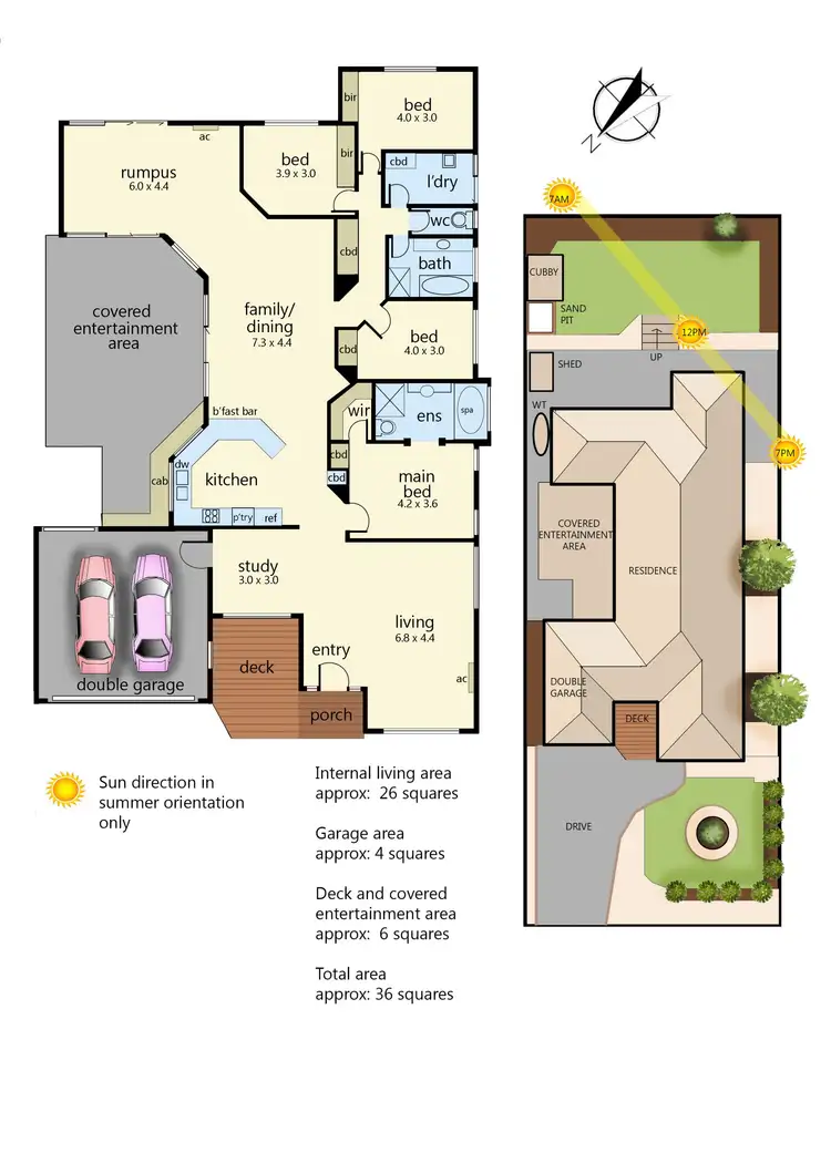 Floorplan of Homely house listing, 8 Bottlebrush Court, Langwarrin VIC 3910