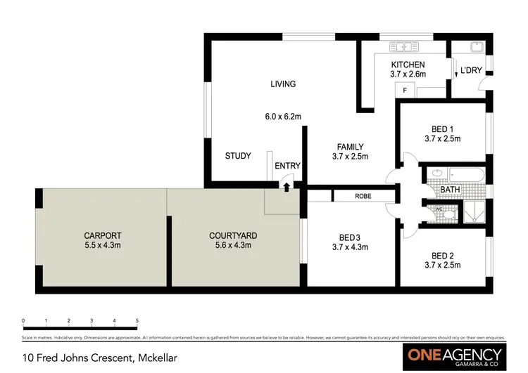 Floorplan of Homely house listing, 10 Fred Johns Crescent, Mckellar ACT 2617
