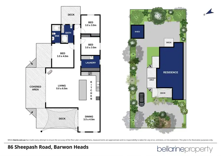 Floorplan of Homely house listing, 86 Sheepwash Road, Barwon Heads VIC 3227