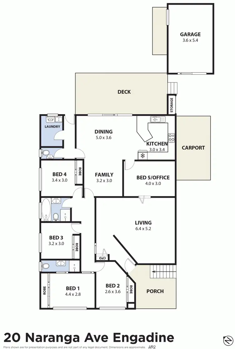 Floorplan of Homely house listing, 20 Naranga Avenue, Engadine NSW 2233