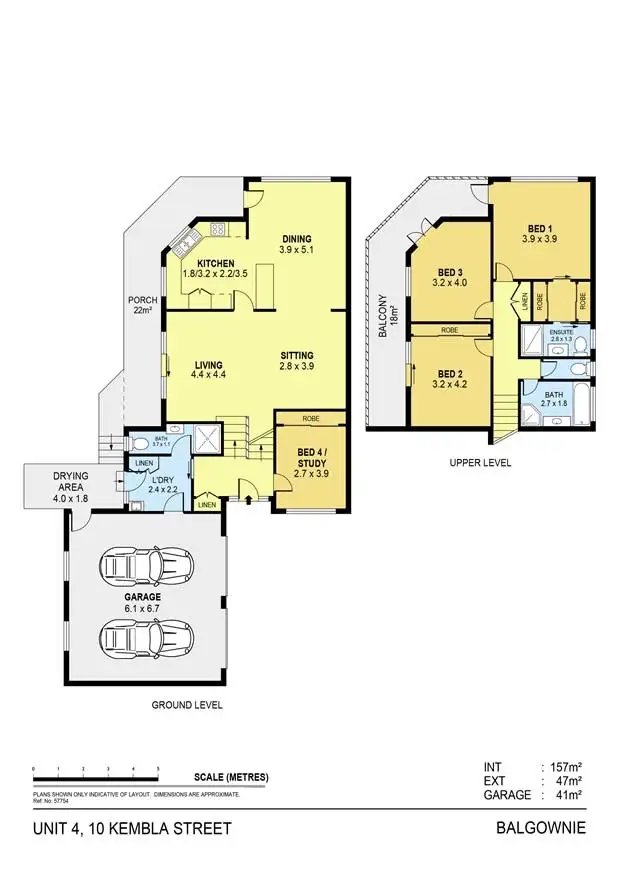 Floorplan of Homely townhouse listing, 4/10 Kembla Street, Balgownie NSW 2519