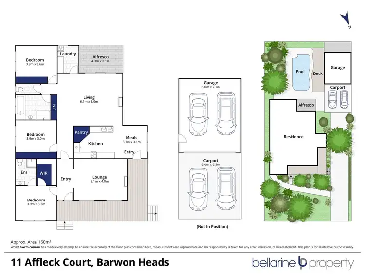 Floorplan of Homely house listing, 11 Affleck Court, Barwon Heads VIC 3227