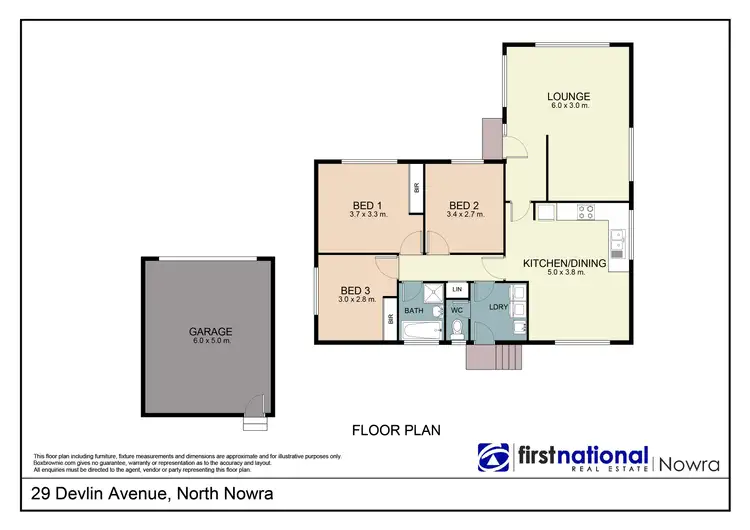 Floorplan of Homely house listing, 29 Devlin Avenue, North Nowra NSW 2541